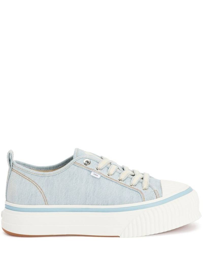 AMI Paris canvas low-top sneakers - Blue von AMI Paris