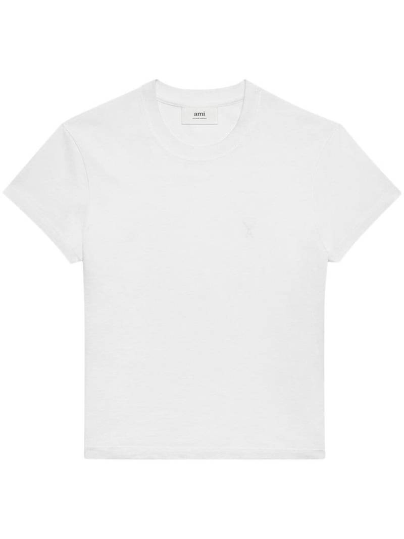 AMI Paris cotton T-Shirt - White von AMI Paris