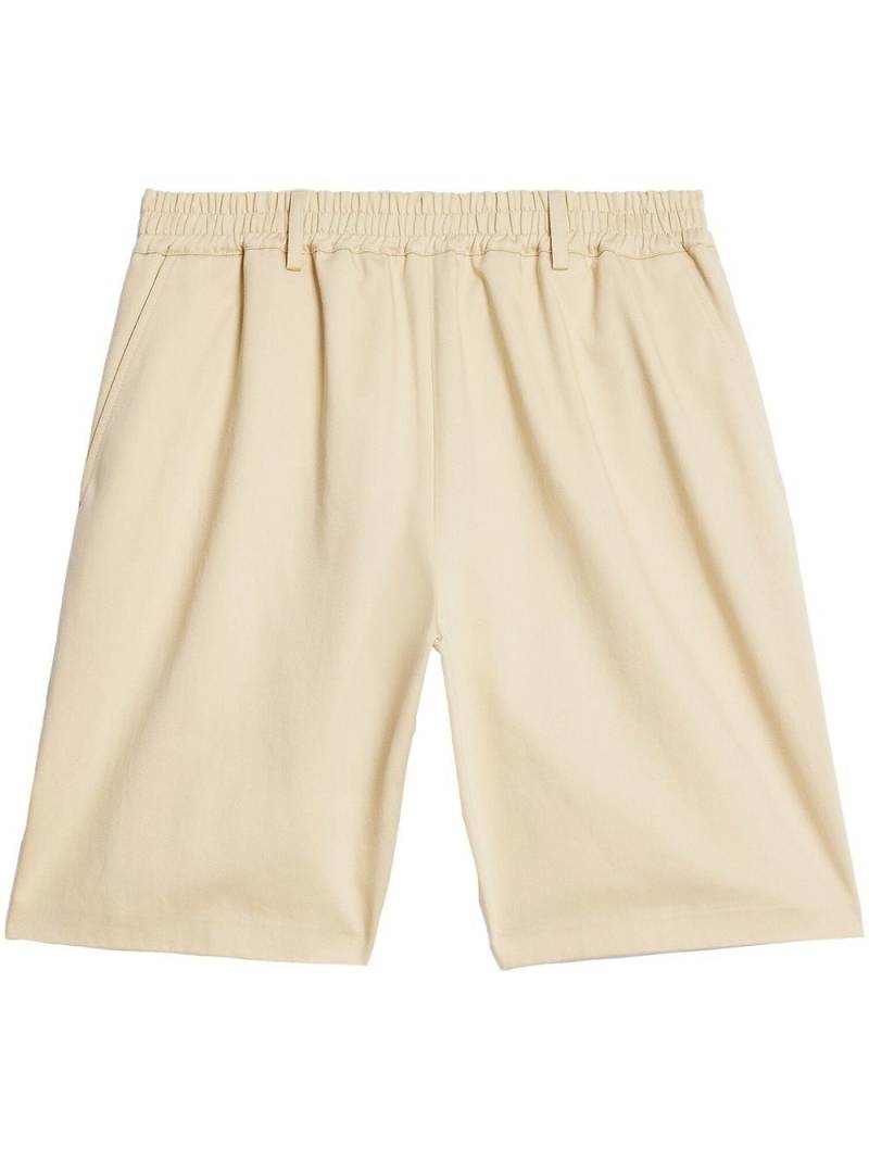 AMI Paris cotton chino shorts - Neutrals von AMI Paris