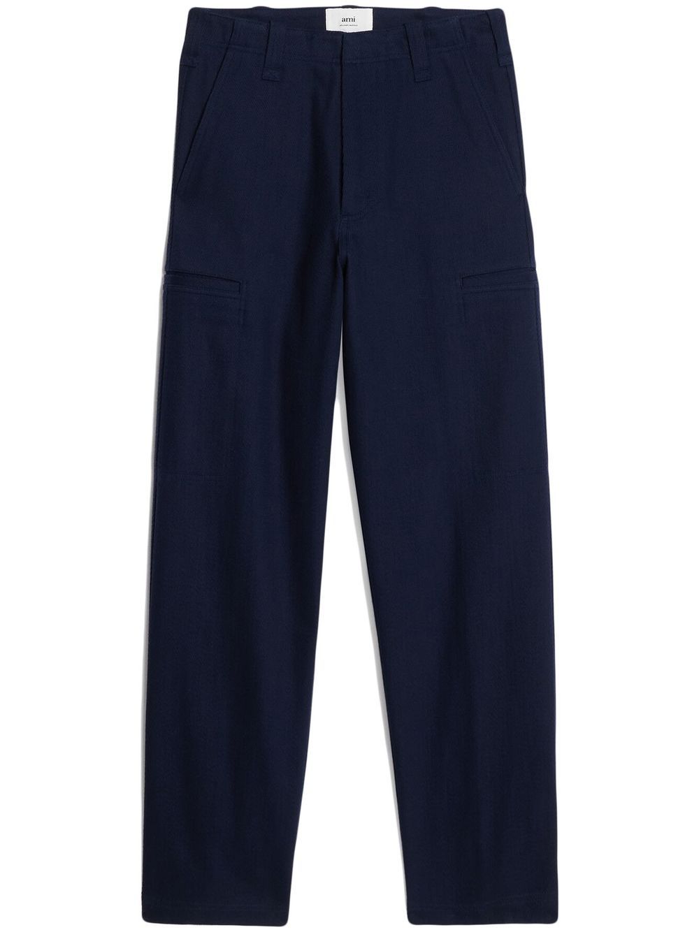 AMI Paris cotton wide-leg trousers - Blue von AMI Paris