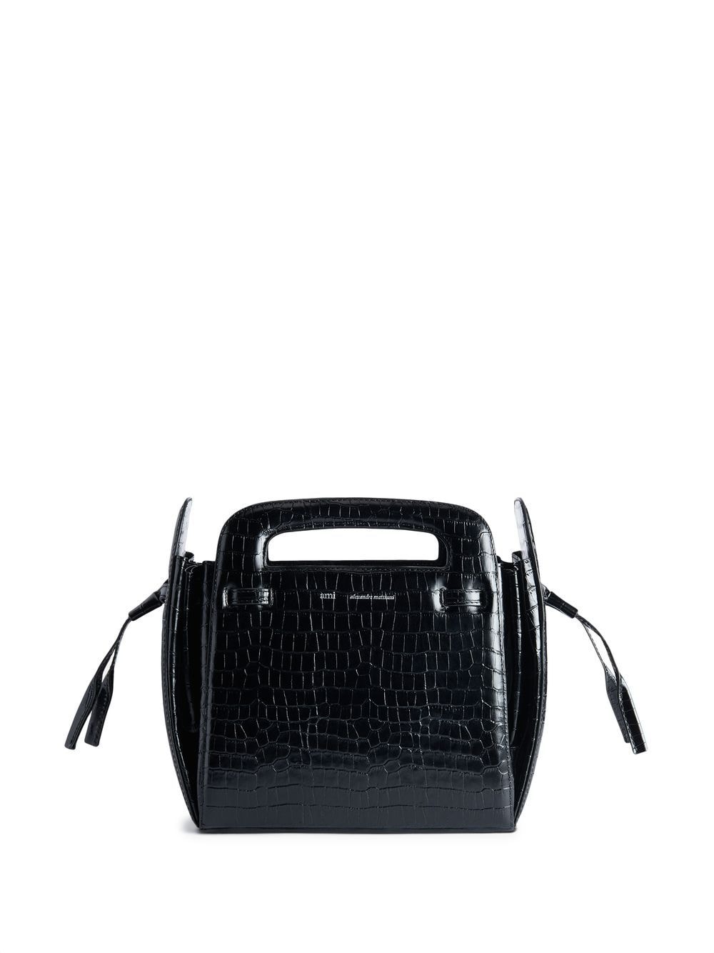 AMI Paris small Accordéon tote bag - Black von AMI Paris