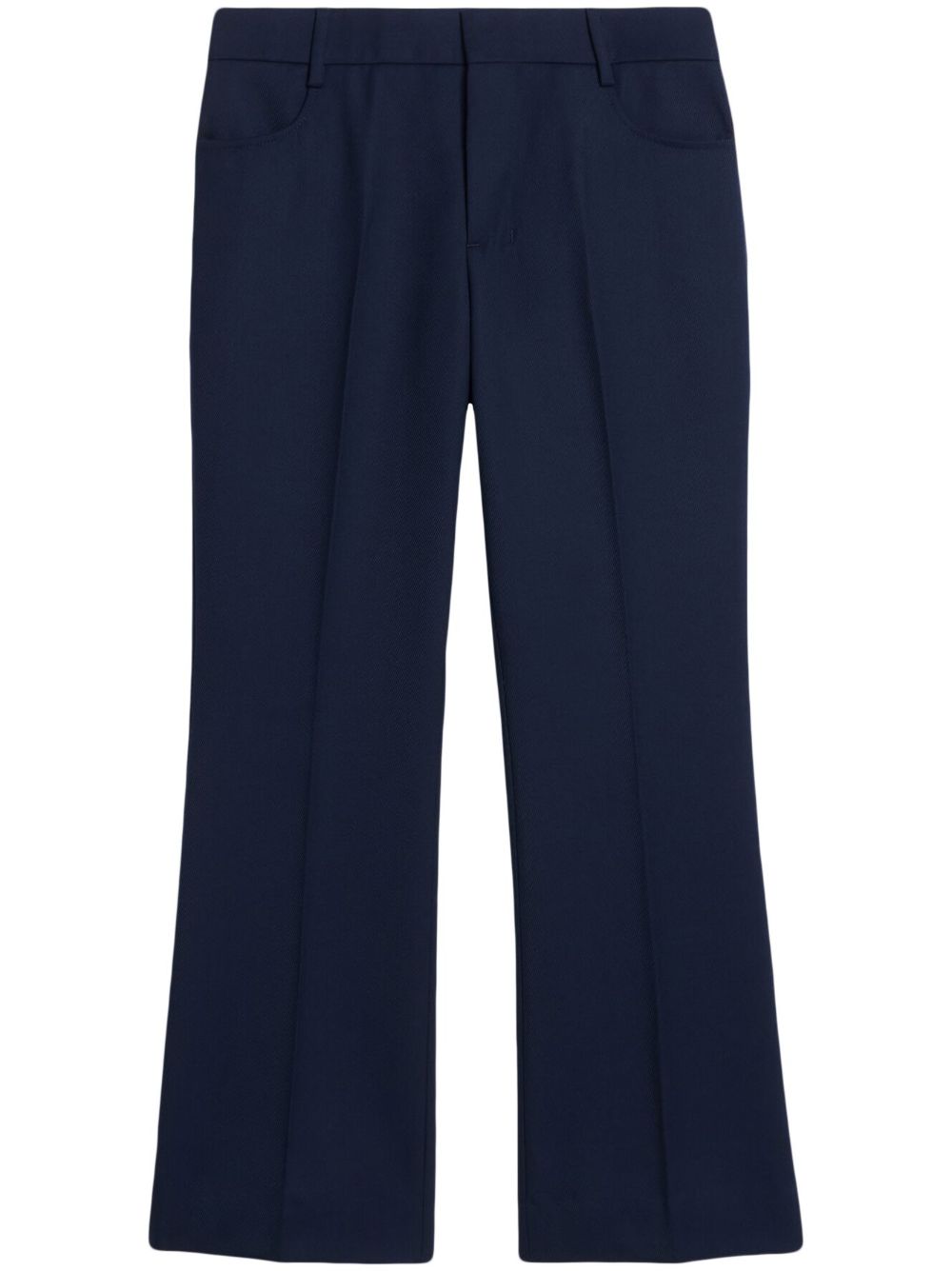 AMI Paris cropped flared trousers - Blue von AMI Paris