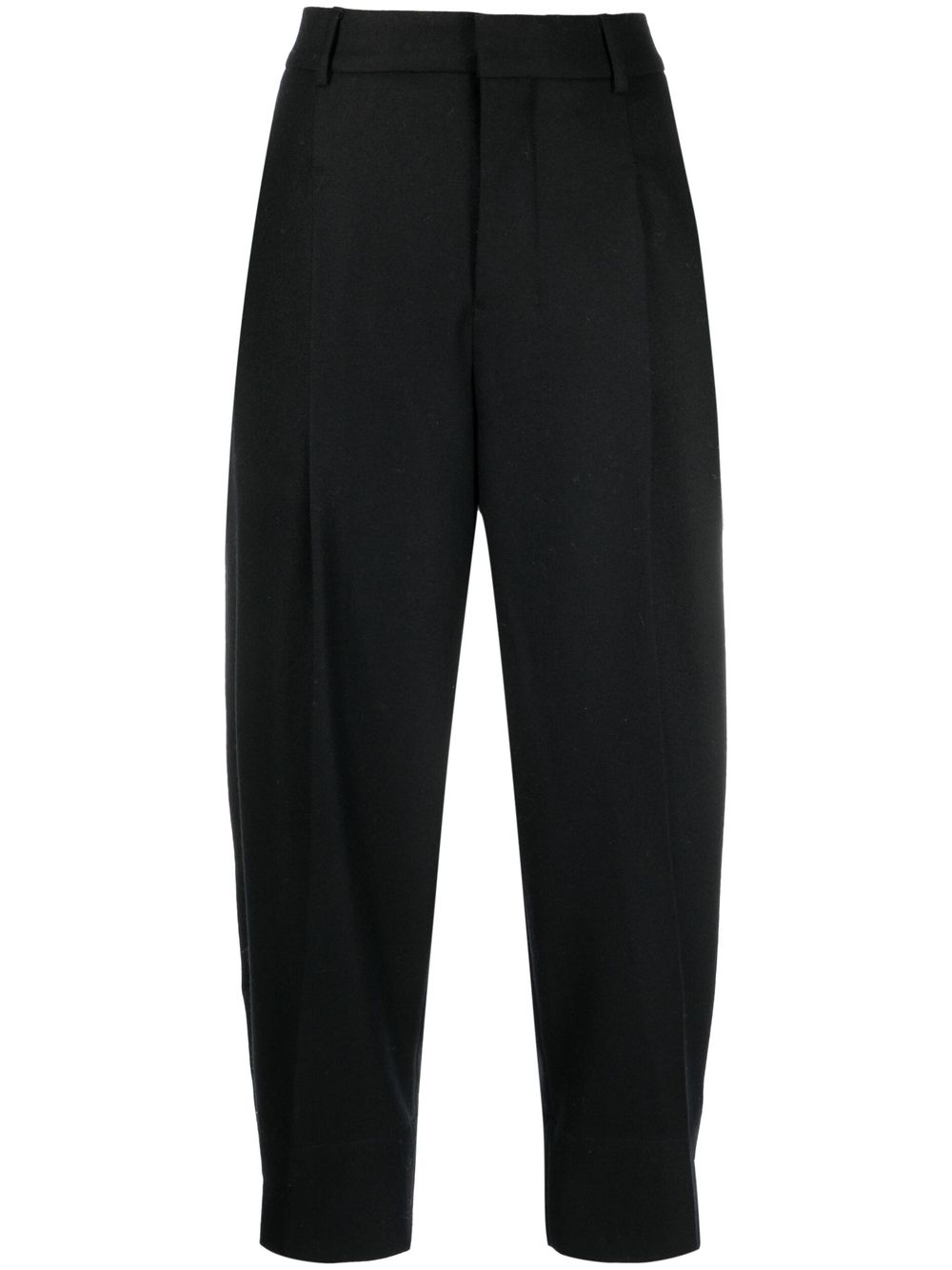 AMI Paris cropped harem trousers - Black von AMI Paris