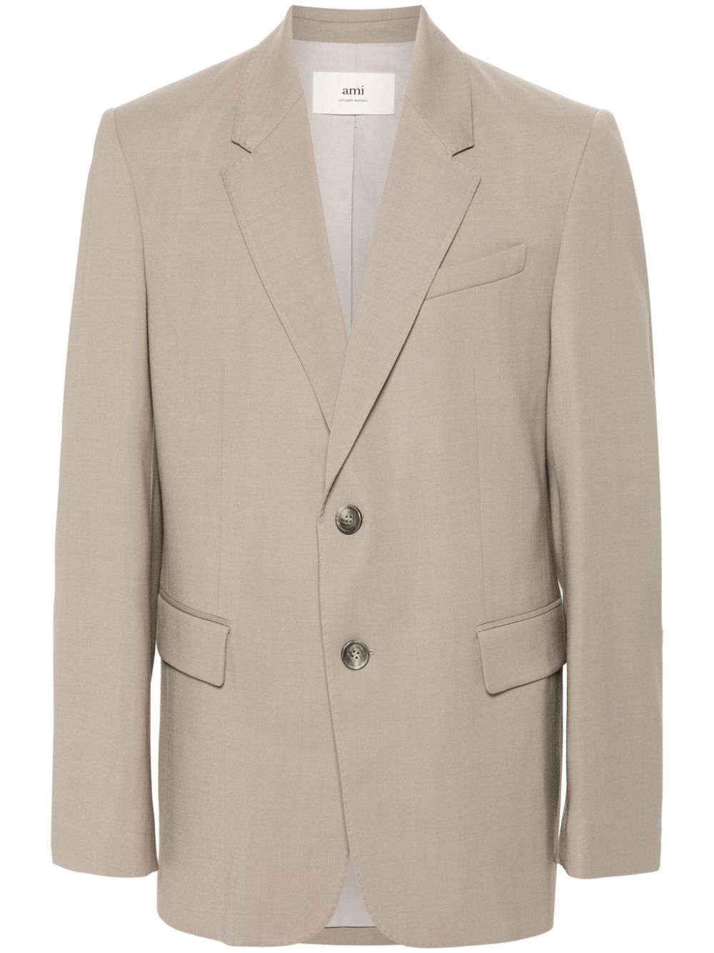 AMI Paris double-breasted blazer - Neutrals von AMI Paris