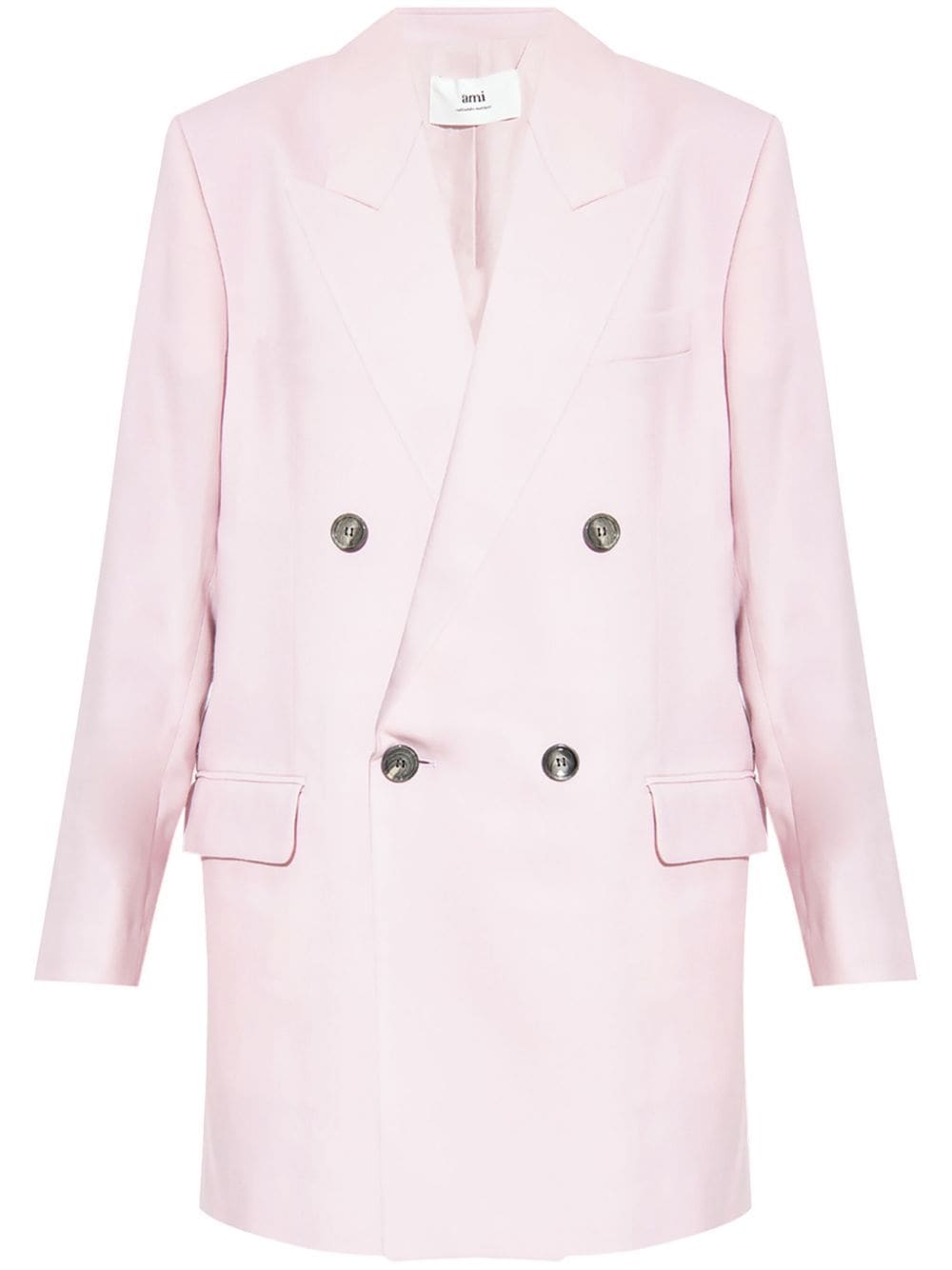 AMI Paris double-breasted wool blazer - Pink von AMI Paris