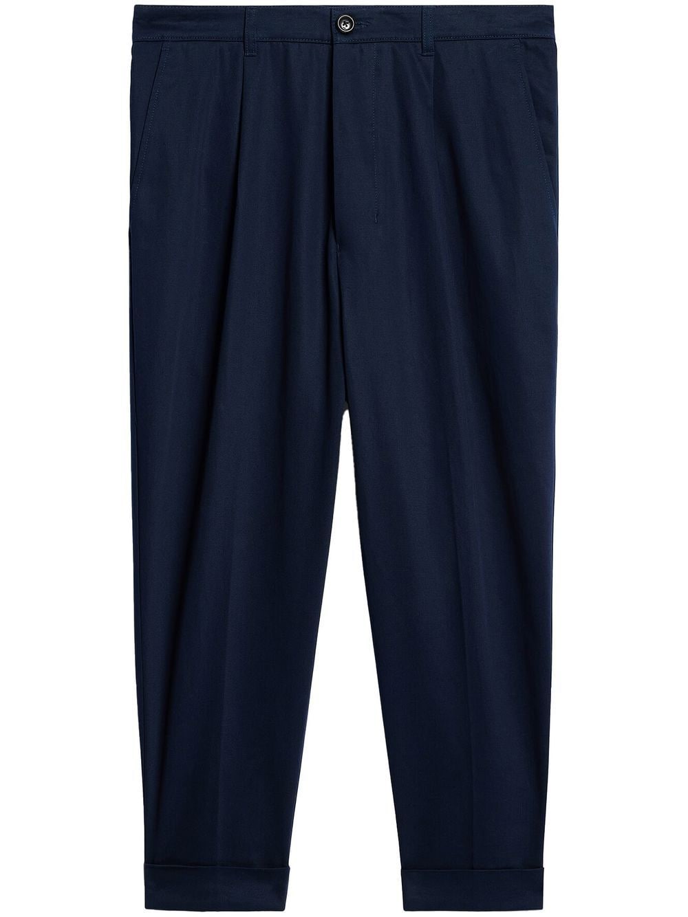 AMI Paris drop-crotch cropped trousers - Blue von AMI Paris