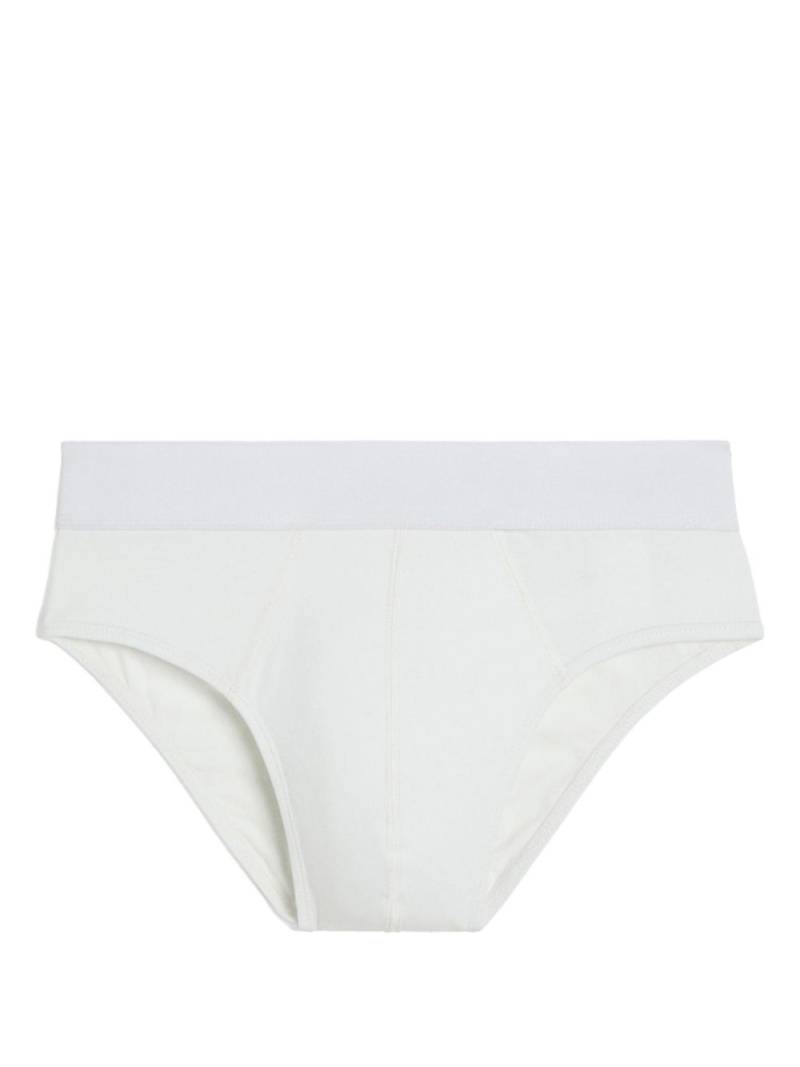 AMI Paris elasticated ribbed briefs - White von AMI Paris