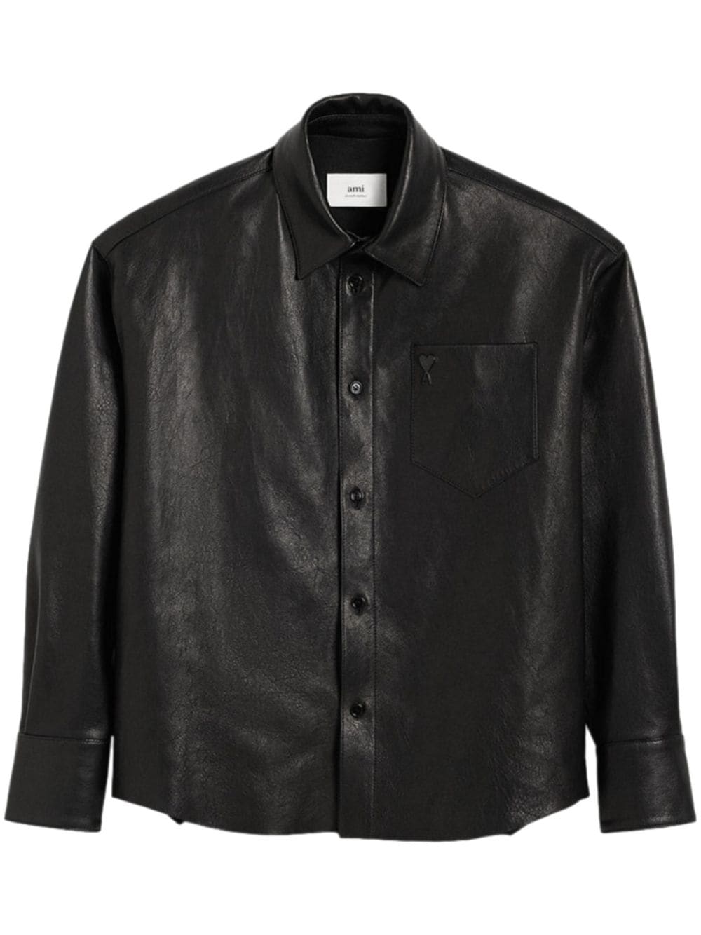 AMI Paris Ami De Coeur shirt jacket - Black von AMI Paris