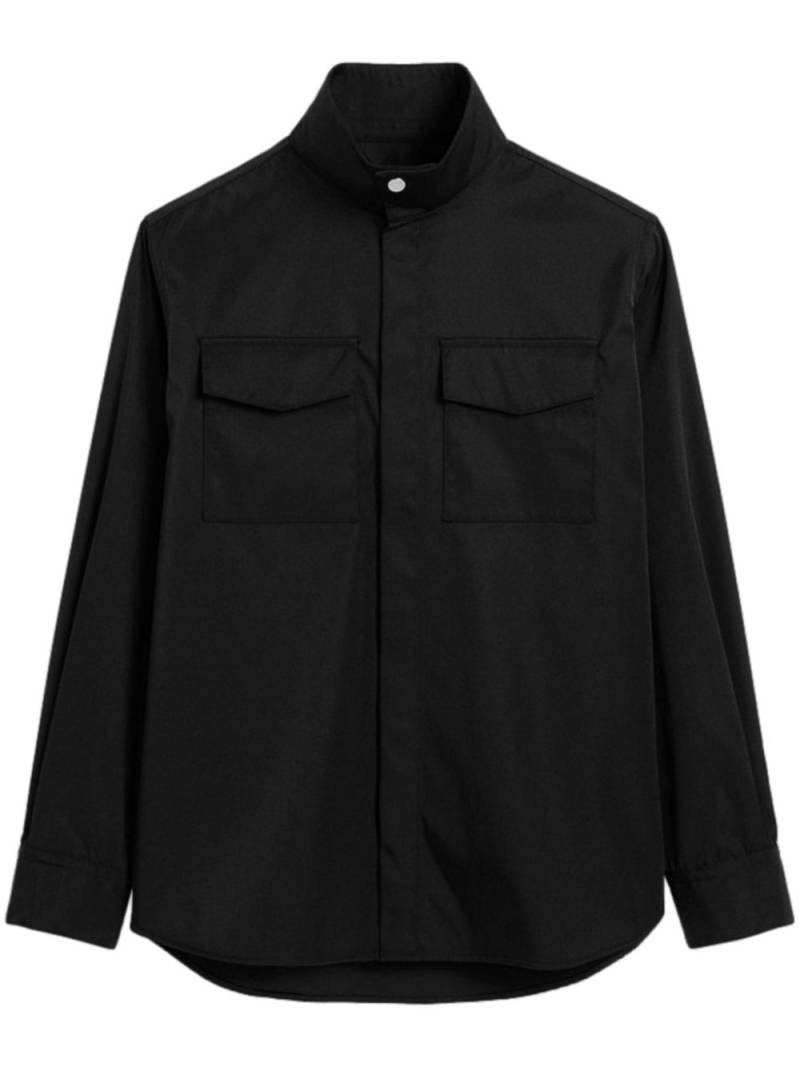 AMI Paris high-collar shirt - Black von AMI Paris