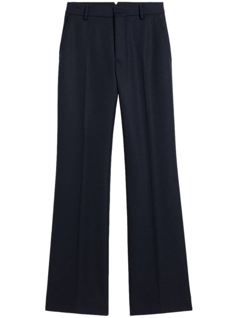 AMI Paris high-rise flared trousers - Blue von AMI Paris