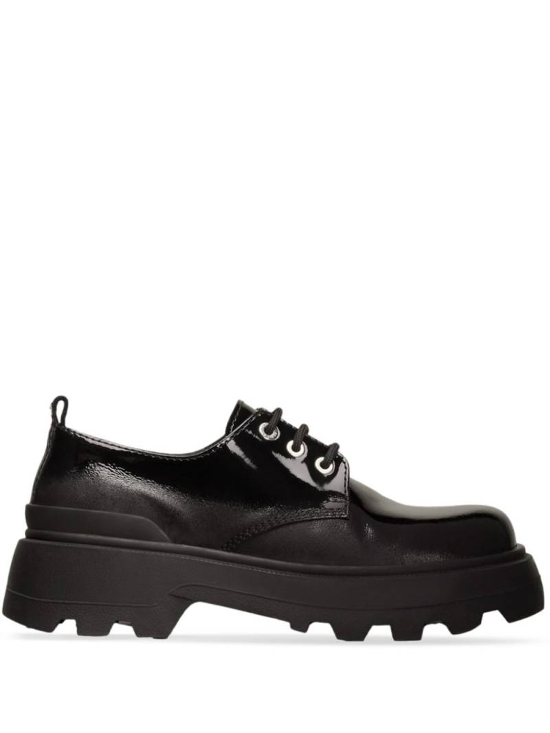 AMI Paris high-shine leather Derby shoes - Black von AMI Paris