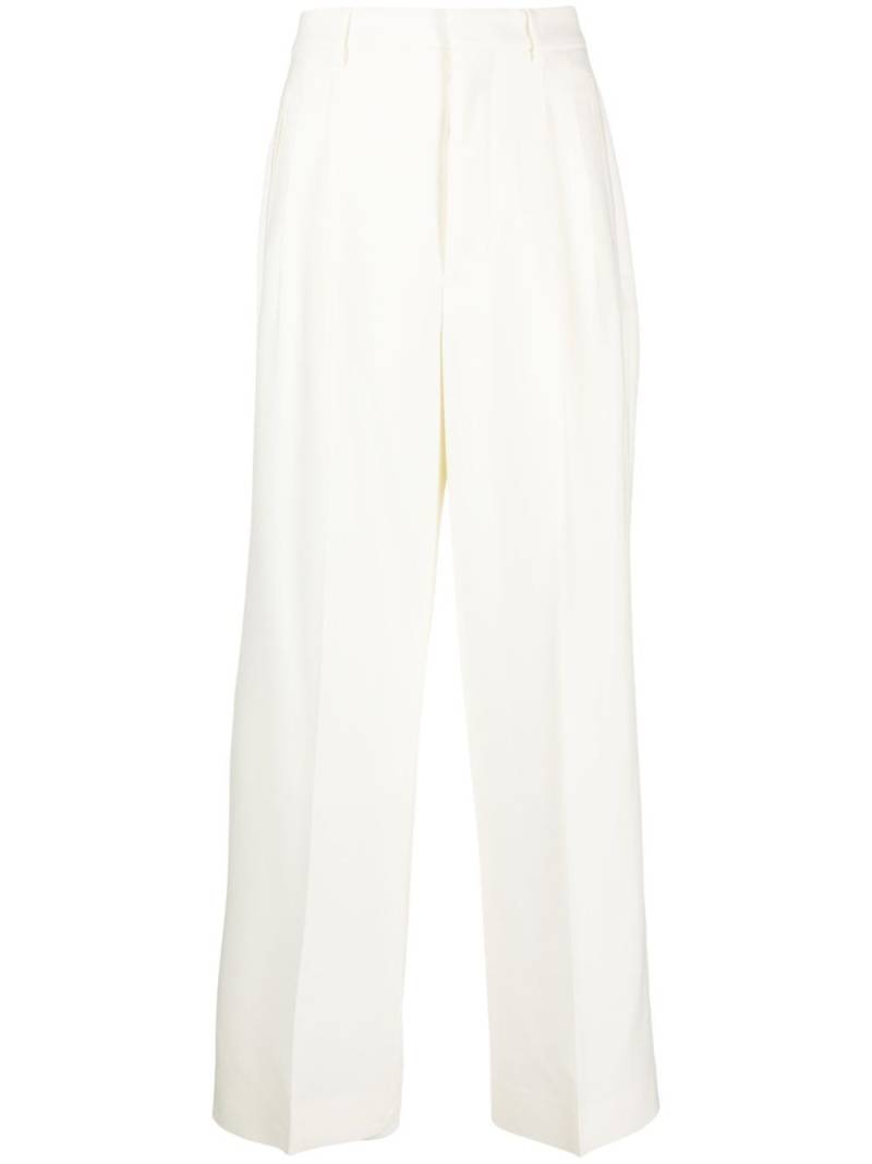 AMI Paris high-waisted flared trousers - 185 IVORY von AMI Paris