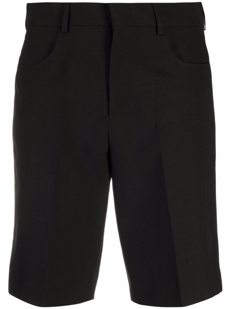 AMI Paris high-waisted tailored shorts - Black von AMI Paris