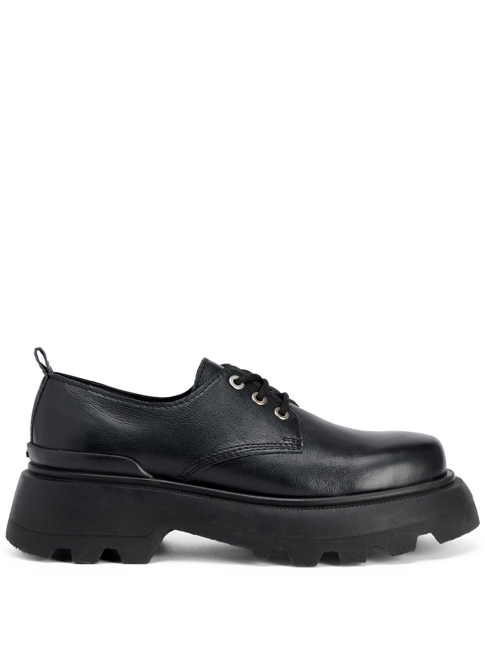 AMI Paris lace-up leather loafers - Black von AMI Paris