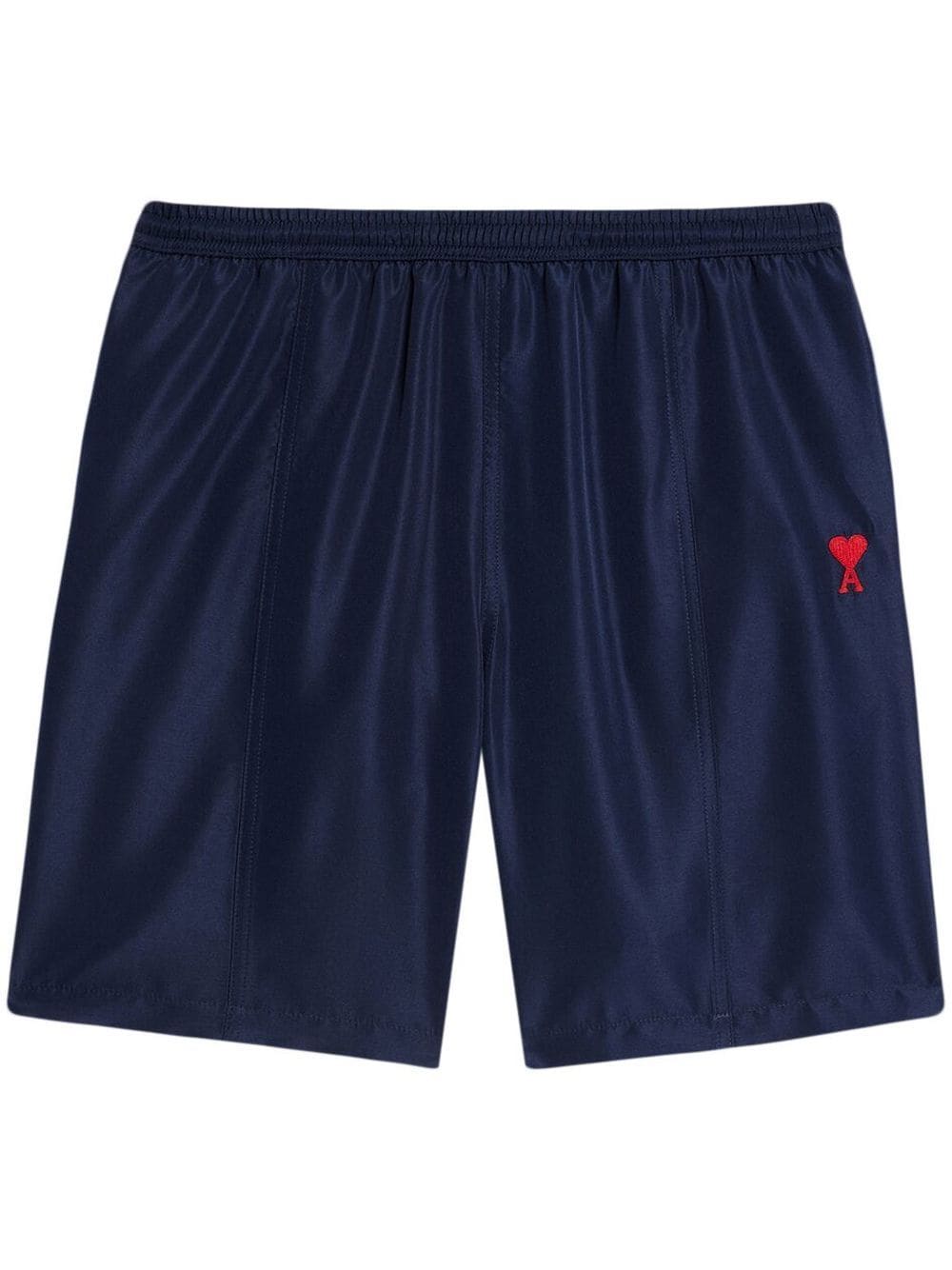 AMI Paris logo-embroidered swim shorts - Blue von AMI Paris