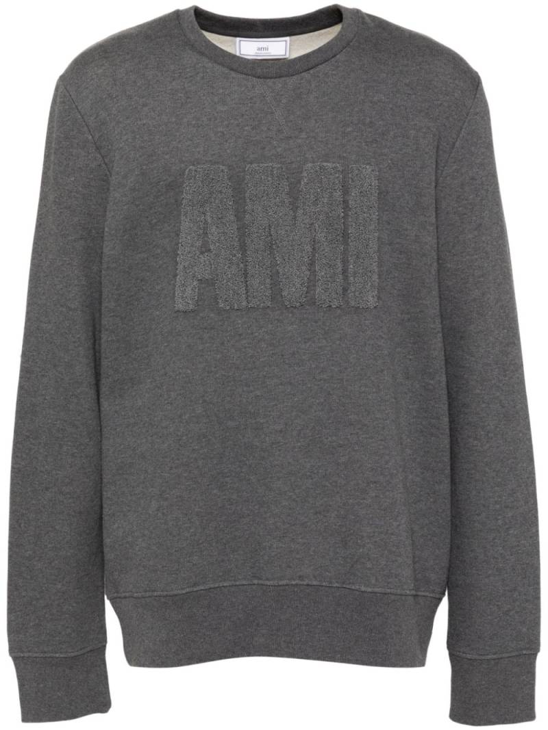 AMI Paris logo patch sweatshirt - Grey von AMI Paris