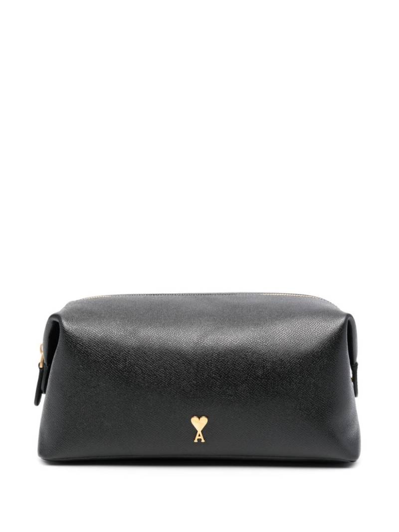 AMI Paris Ami de Coeur wash bag - Black von AMI Paris