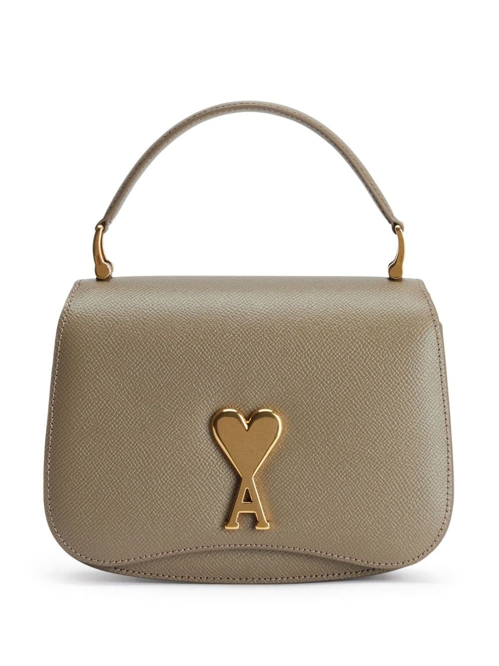 AMI Paris logo-plaque shoulder bag - Neutrals von AMI Paris