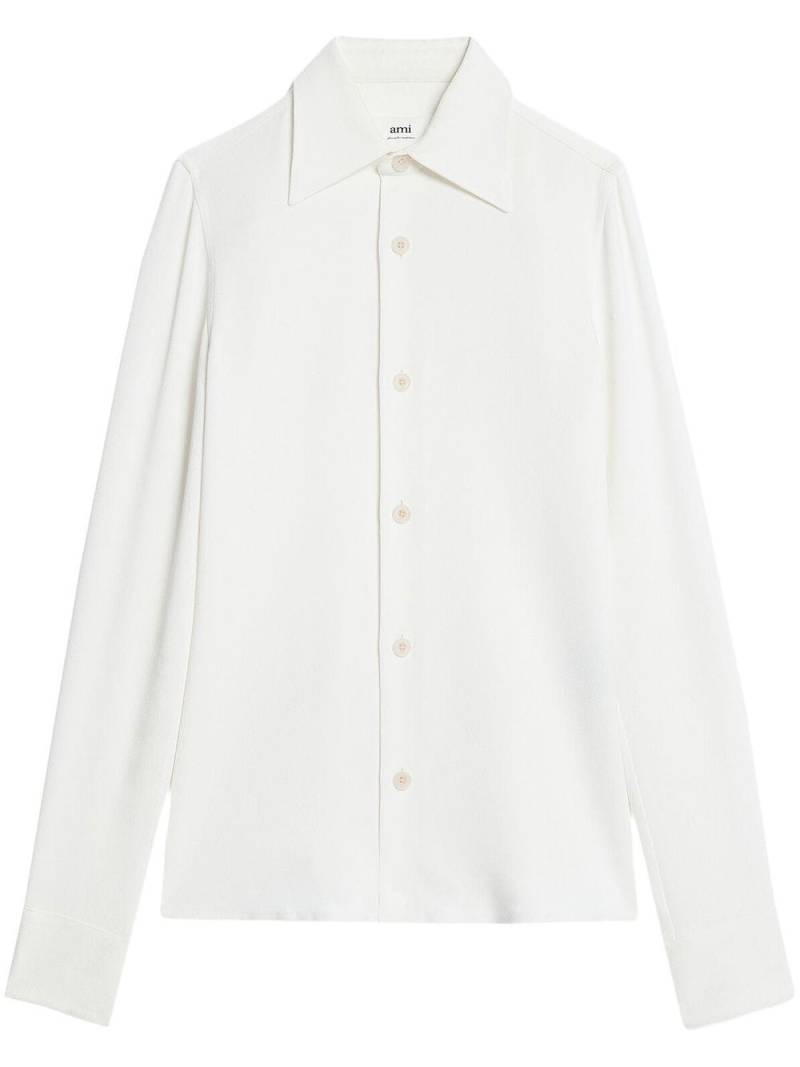 AMI Paris long-sleeved shirt - White von AMI Paris