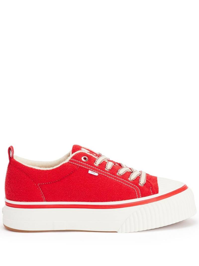 AMI Paris low-top flatform sneakers - Red von AMI Paris