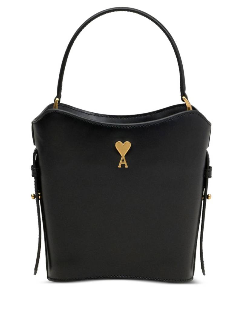 AMI Paris mini Paris Paris bucket bag - Black von AMI Paris