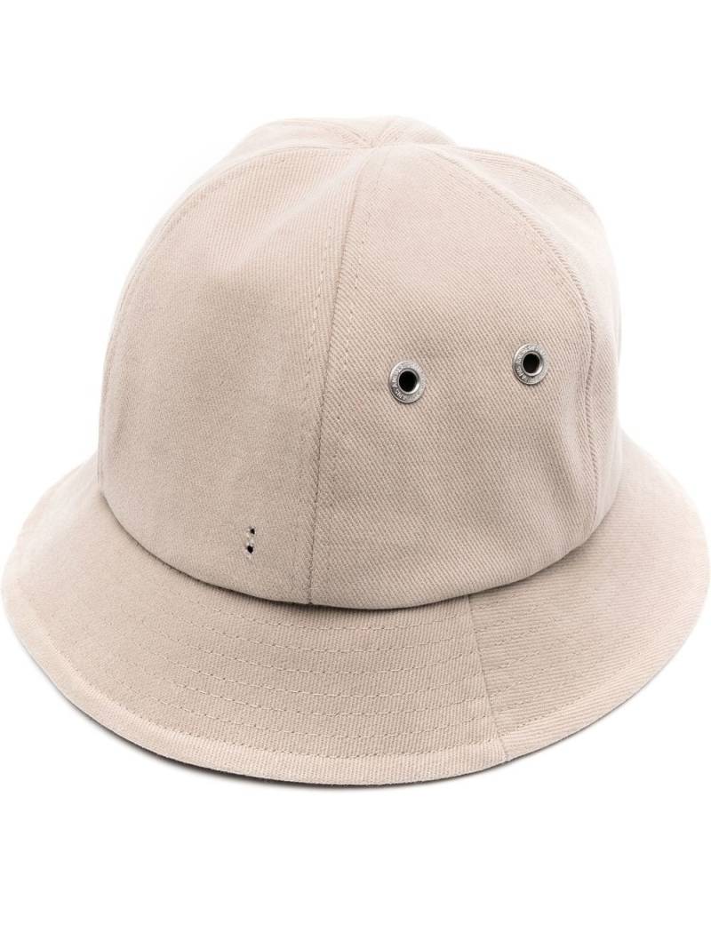 AMI Paris narrow-brim bucket hat - Neutrals von AMI Paris