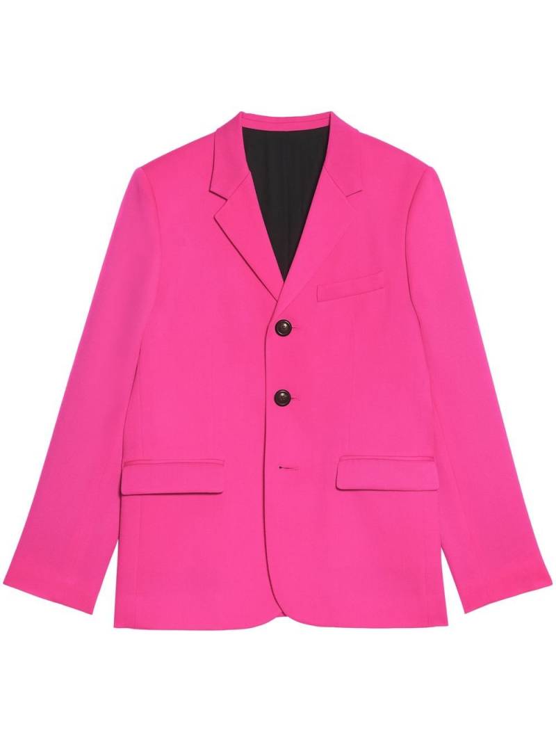 AMI Paris notched lapels single-breasted blazer - Pink von AMI Paris