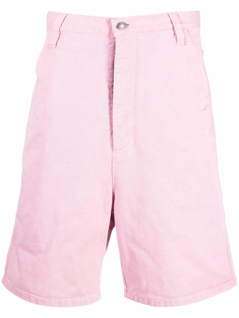 AMI Paris knee-length denim shorts - Pink von AMI Paris