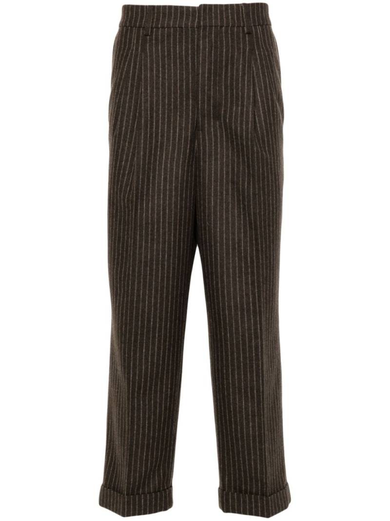 AMI Paris pinstripe trousers - Brown von AMI Paris