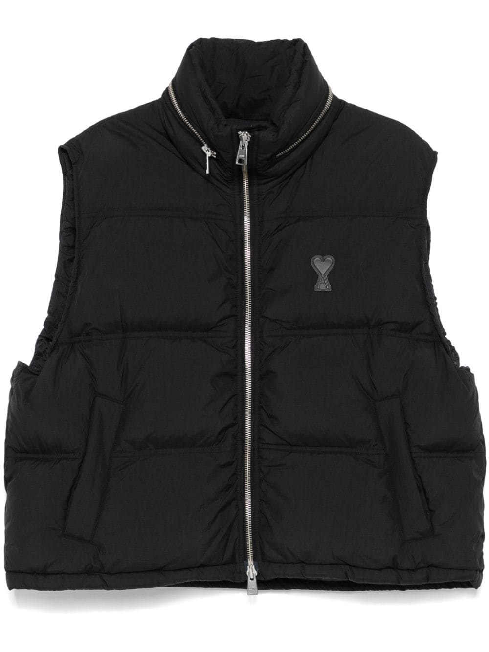 AMI Paris puffer gilet - Black von AMI Paris