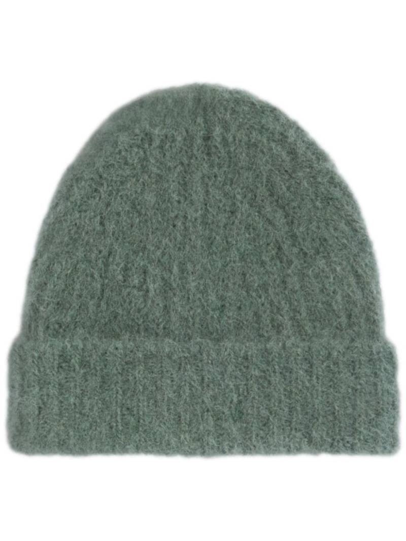 AMI Paris ribbed beanie - Green von AMI Paris