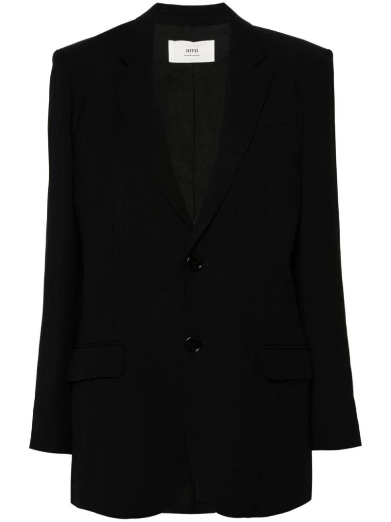 AMI Paris single-breasted blazer - Black von AMI Paris