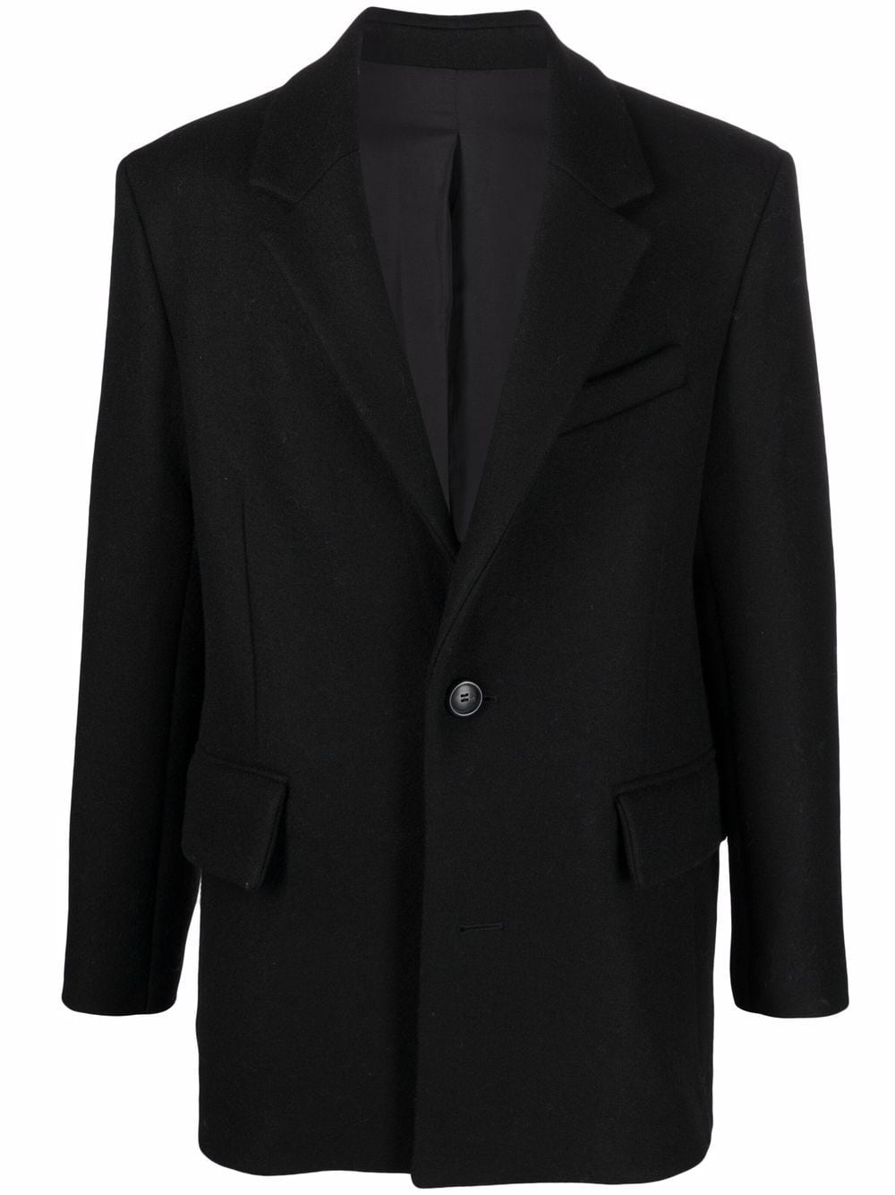 AMI Paris single-breasted blazer jacket - Black von AMI Paris