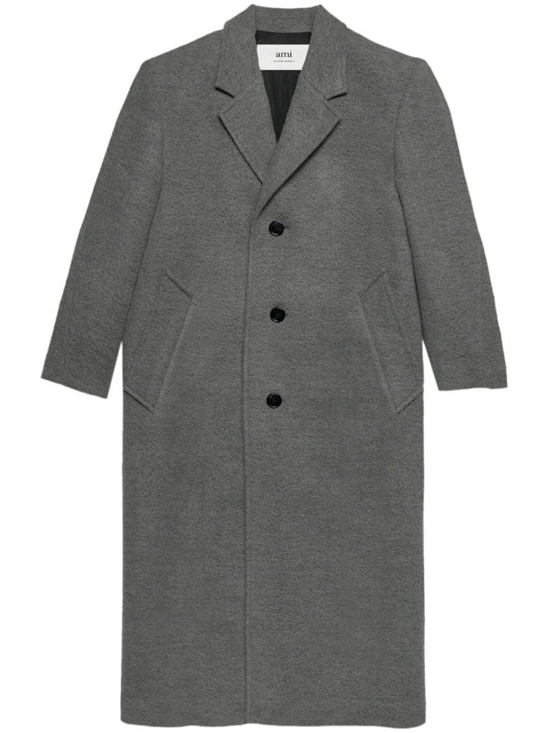 AMI Paris single-breasted coat - Grey von AMI Paris