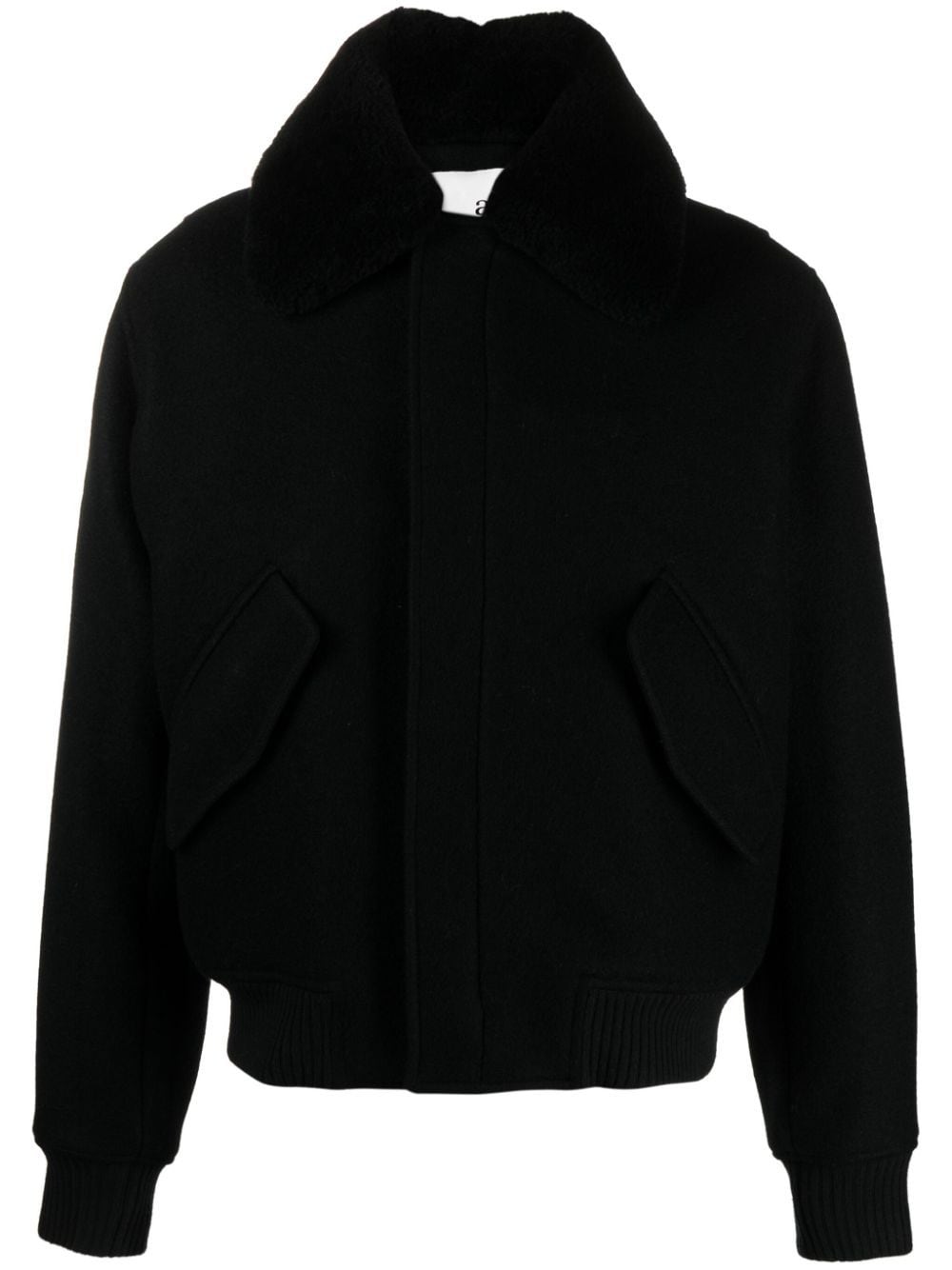 AMI Paris spread-collar bomber jacket - Black von AMI Paris