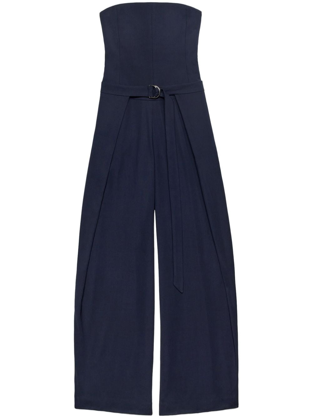 AMI Paris strapless layered jumpsuit - Blue von AMI Paris