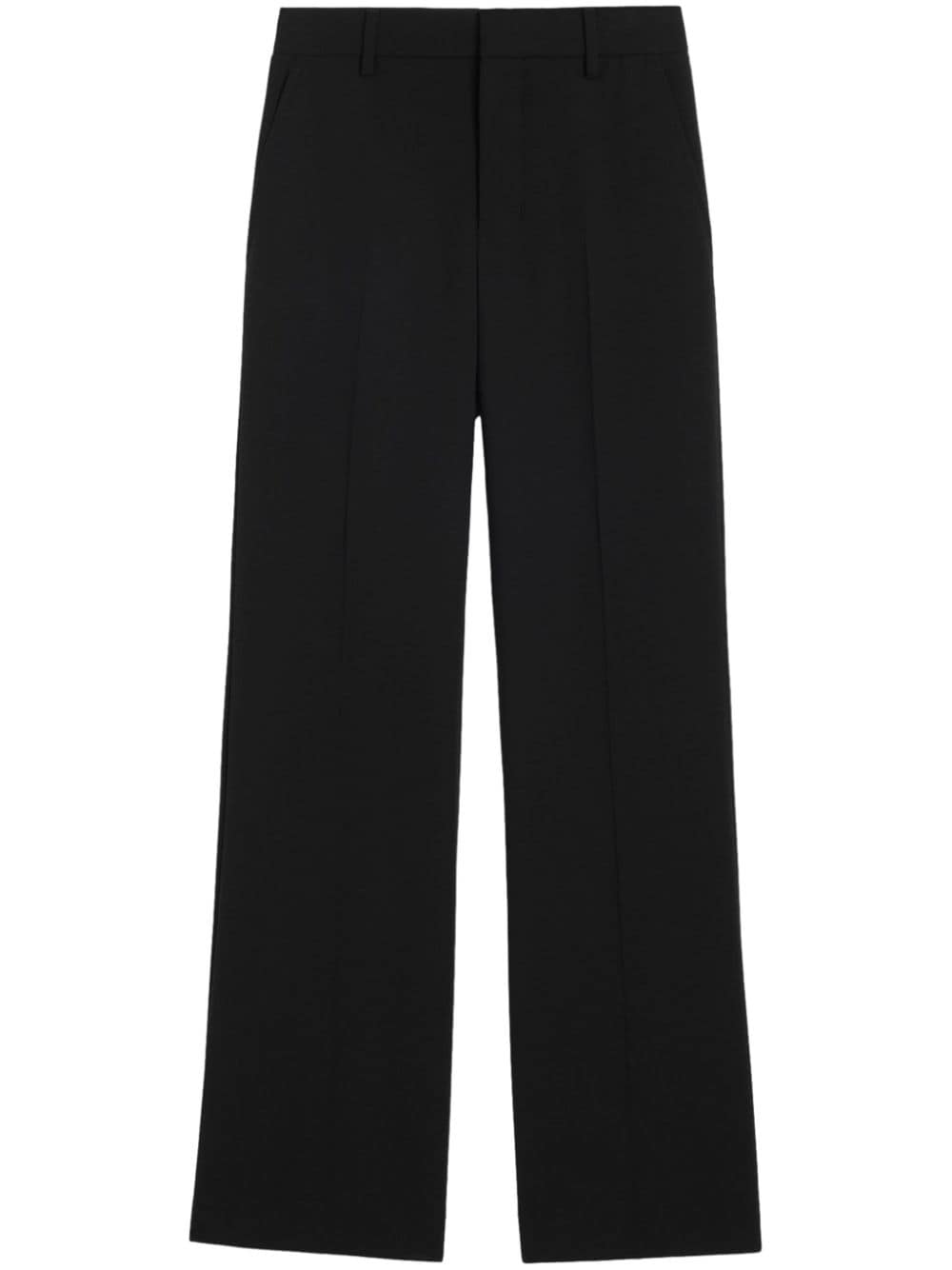 AMI Paris flared twill trousers - Black von AMI Paris