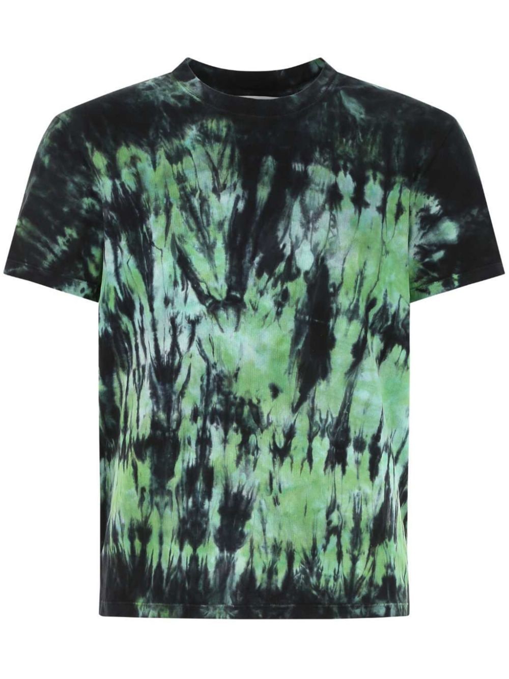 AMI Paris tie dye-print cotton T-shirt - Green von AMI Paris