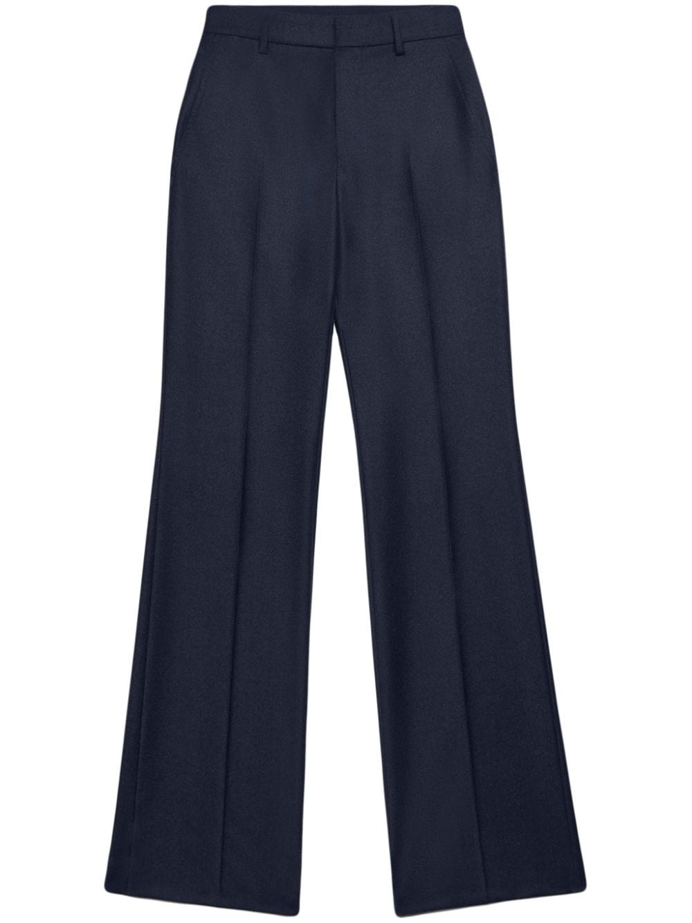 AMI Paris virgin wool wide-leg trousers - Blue von AMI Paris