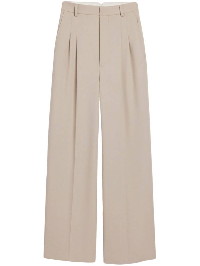 AMI Paris wide-leg tailored wool trousers - Neutrals von AMI Paris