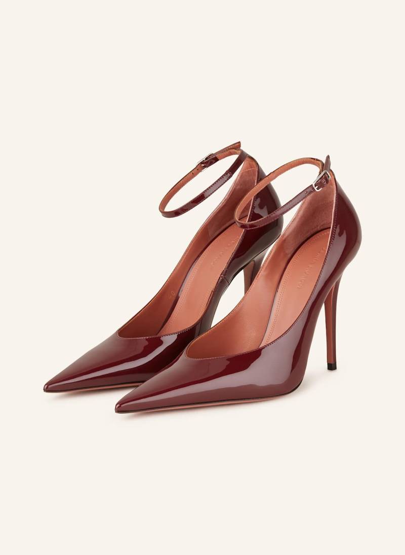 Amina Muaddi Lack-Pumps Anok rot von AMINA MUADDI