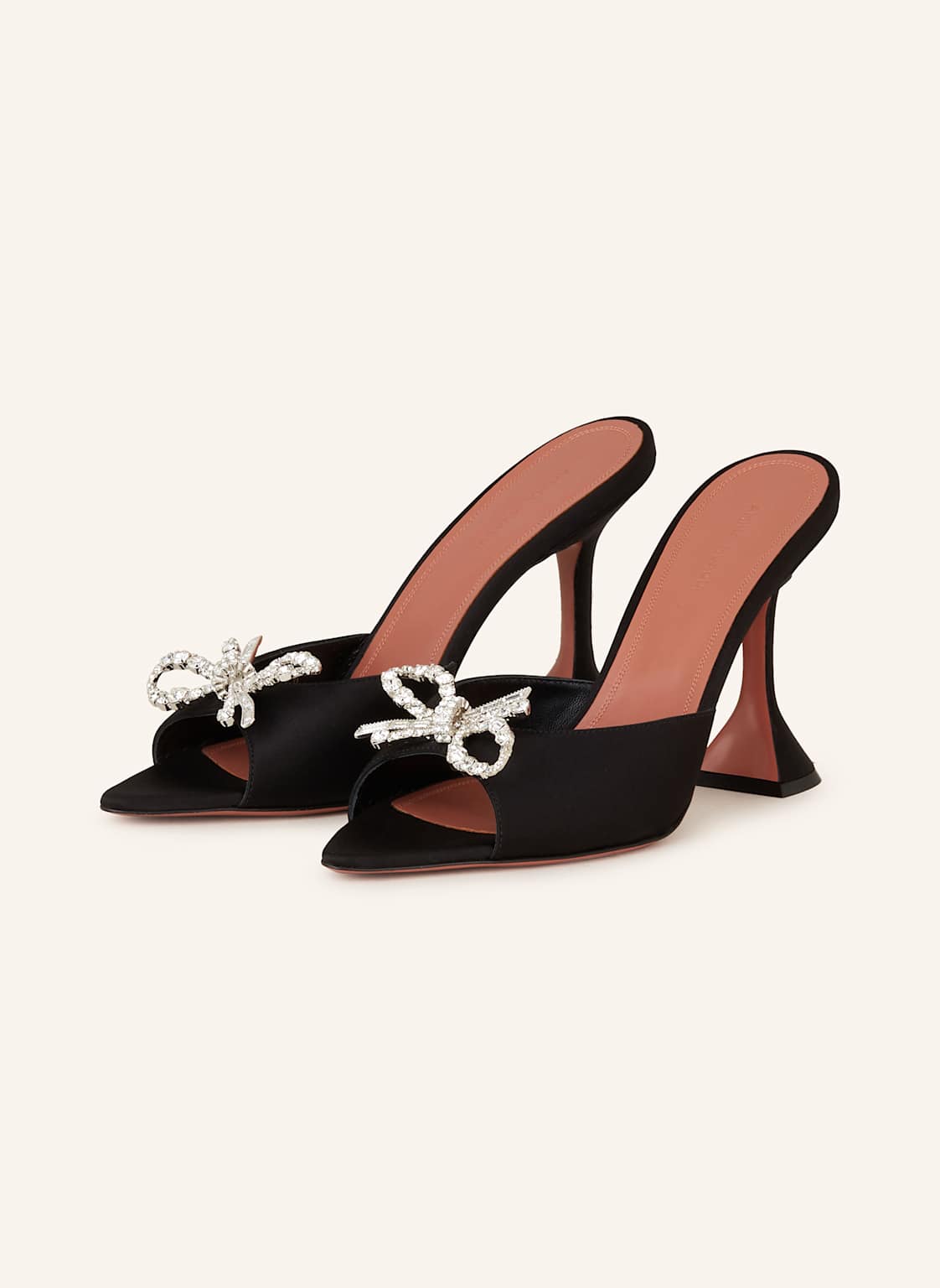 Amina Muaddi Mules Rosie schwarz Amina Muaddi Mules Rosie schwarz von AMINA MUADDI