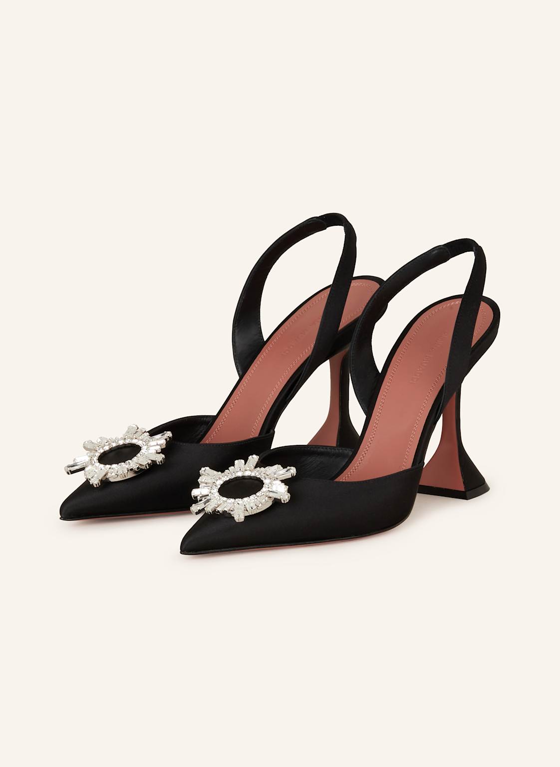 Amina Muaddi Slingpumps Begum schwarz Amina Muaddi Slingpumps Begum schwarz von AMINA MUADDI
