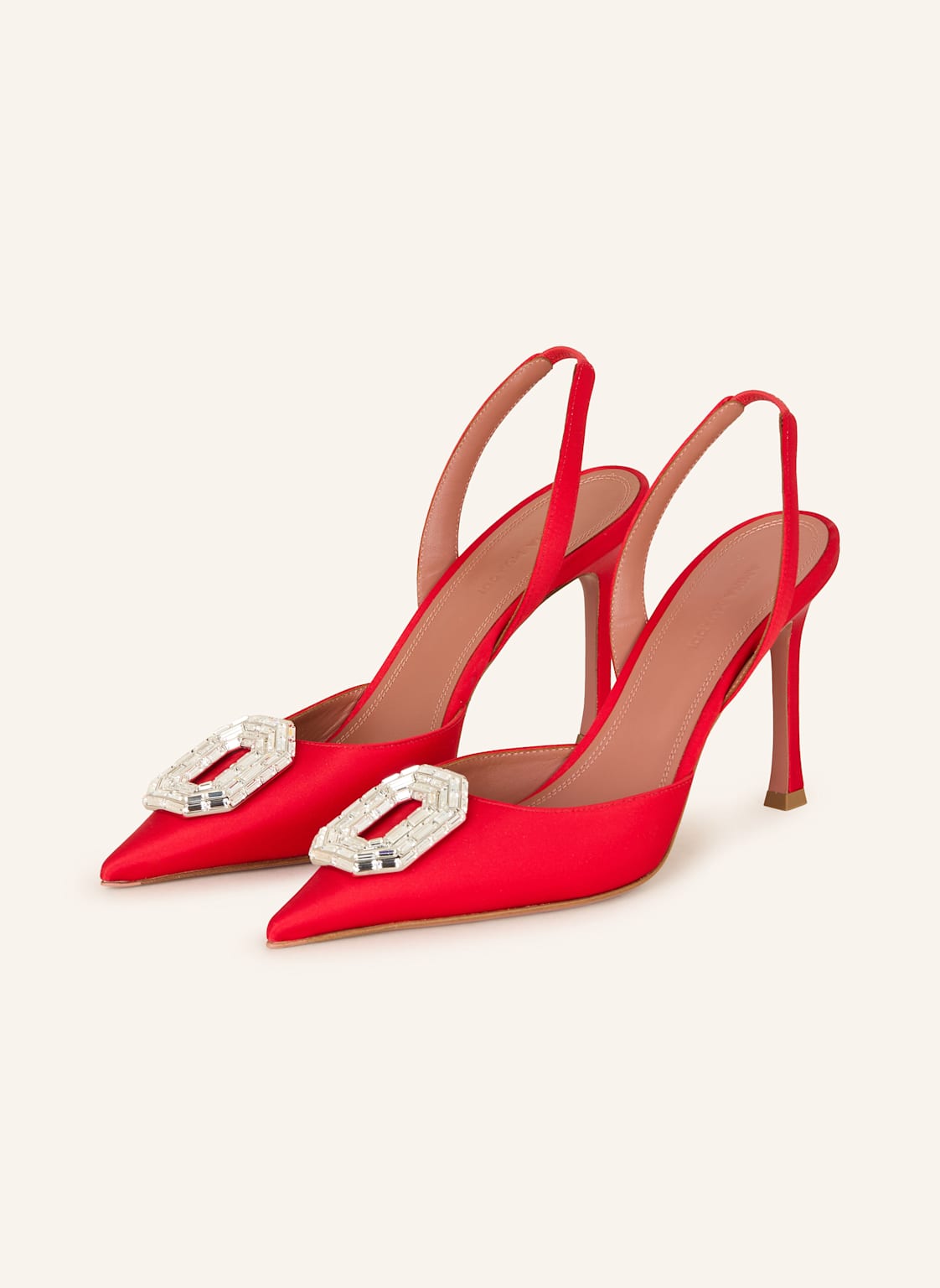 Amina Muaddi Slingpumps Camelia rot Amina Muaddi Slingpumps Camelia rot von AMINA MUADDI