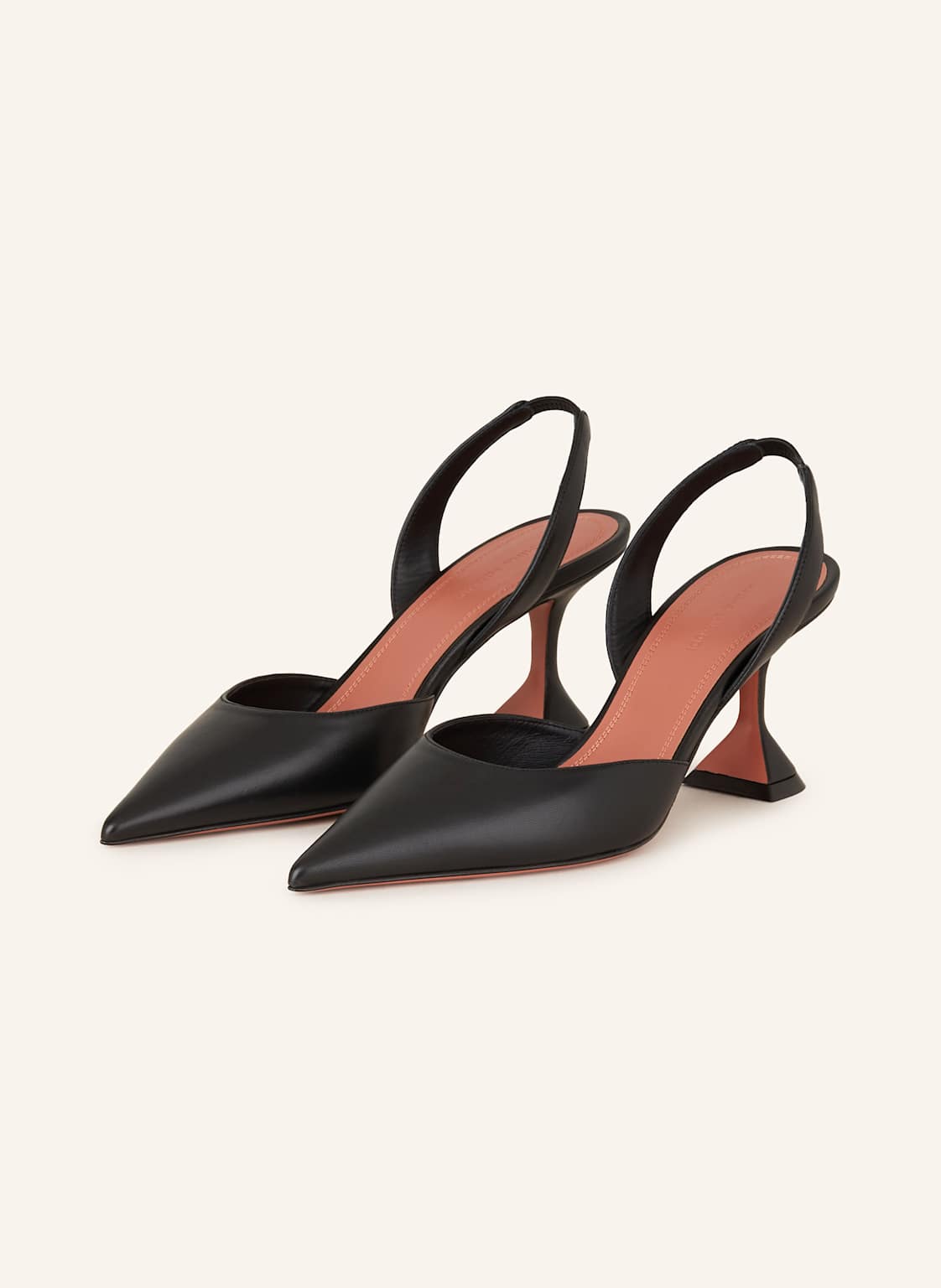 Amina Muaddi Slingpumps Holli schwarz von AMINA MUADDI