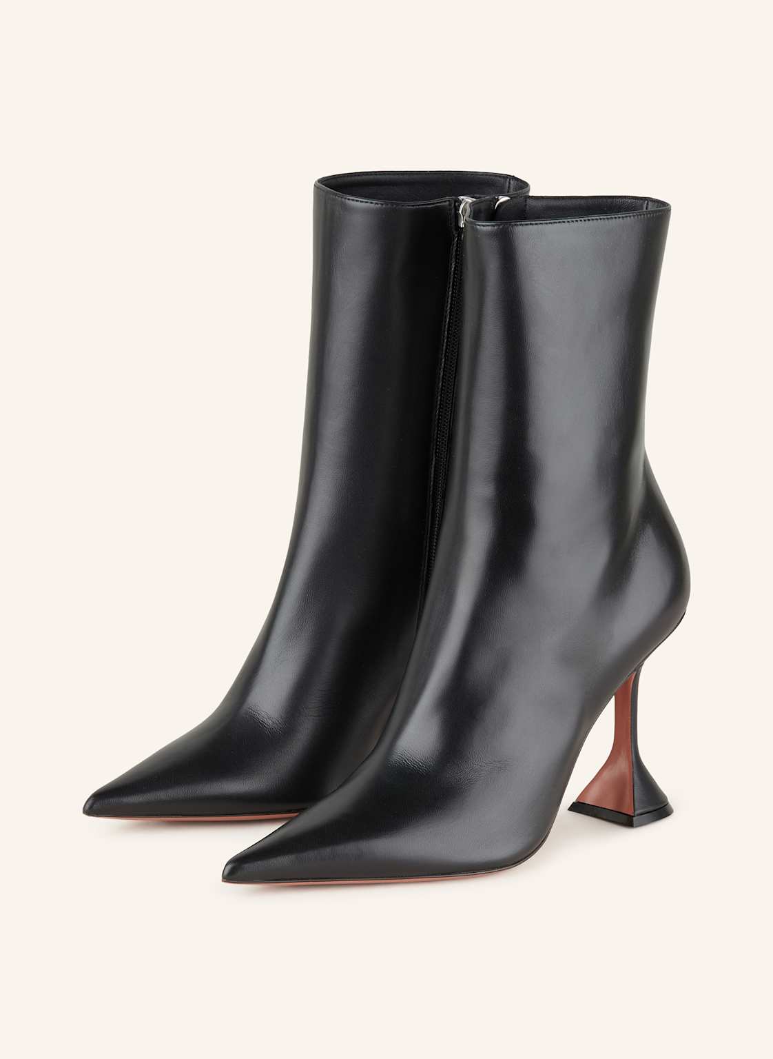 Amina Muaddi Stiefelette Giorgia schwarz Amina Muaddi Stiefelette Giorgia schwarz von AMINA MUADDI