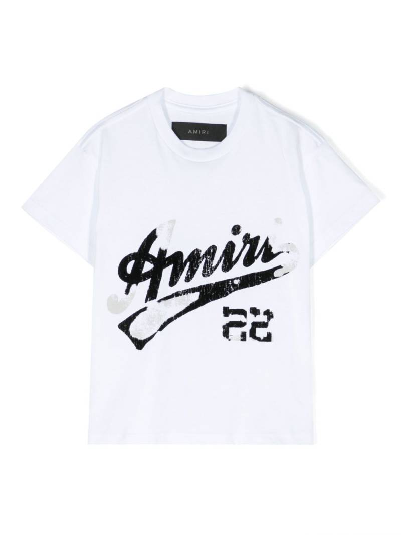 AMIRI KIDS logo-print cotton T-shirt - White von AMIRI KIDS