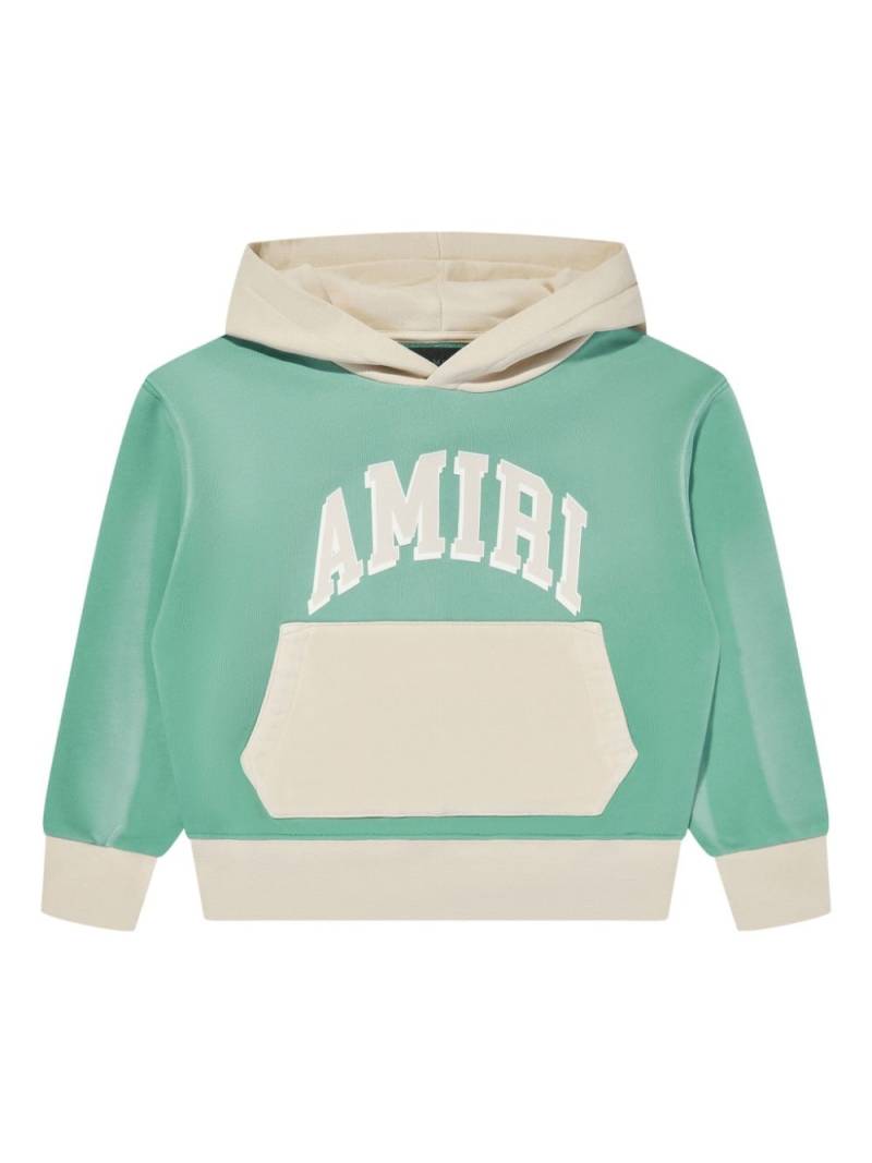 AMIRI KIDS logo-print hoodie - Blue von AMIRI KIDS