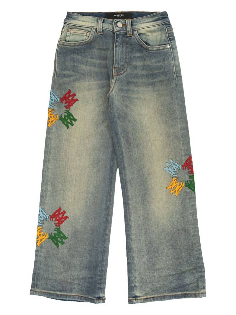 AMIRI KIDS logo-print jeans - Blue von AMIRI KIDS