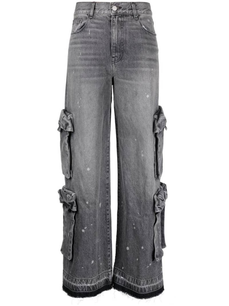 AMIRI Baggy Cargo wide-leg jeans - Grey von AMIRI